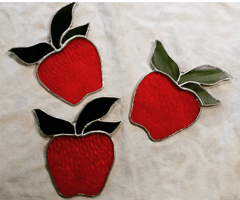 Stained Glass Apple - Teacher Gifts