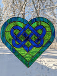 Royal Stained Glass Stained Glass Art Celtic Heart