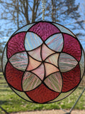 Royal Stained Glass Stained Glass Art Pretty Pink Mandala