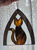 Royal Stained Glass Gothic Kitty