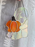 Royal Stained Glass Stained Glass Pumpkin Ghost