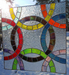 Royal Stained Glass Stained Glass Art Set of Circles Quilt Square